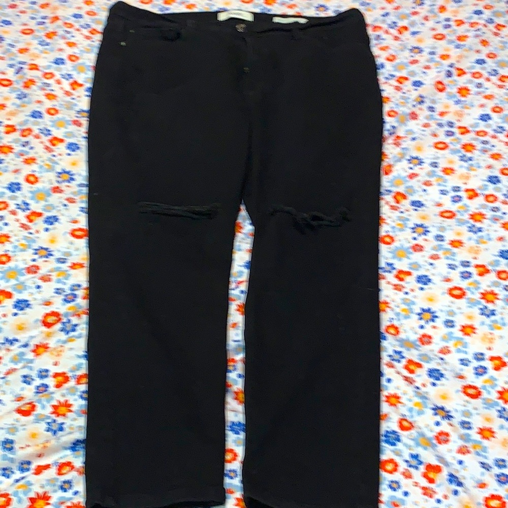 Rip Black Jeans